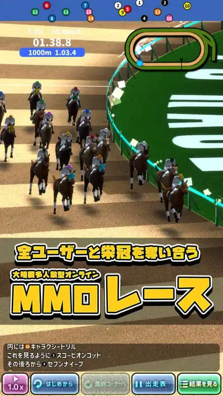 バヌシ伝説 めっちゃモテる競馬シミュレーションのゲーム画面 3枚目